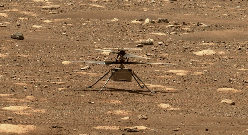 Before its demise NASA’s Mars helicopter captured a glorious aerial view